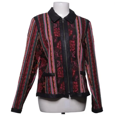 Jakke (Sort, Pink, Flerfarvet) fra Sol Design Bomuld, Polyester