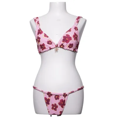 Bikini (Pink, Brown) Elastane, Polyester