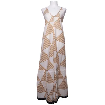 Maxi jurk (Beige, Bruin) van Colores Katoen