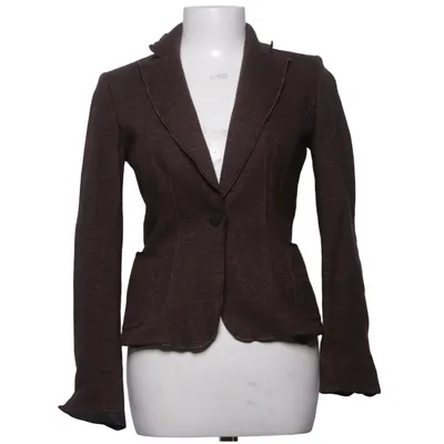 Blazer (Bruin) van MaxMara Katoen, Cupro, Elastaan, Polyamide, Polyester, Wol