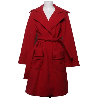 Manteau (Rouge) de Laura Clement La Redoute Polyamide, Polyester, Laine