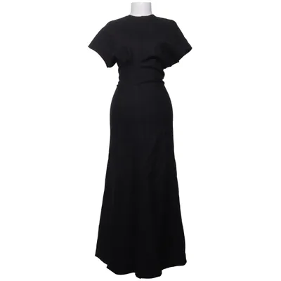 Maxi jurk (Zwart) van Totême Katoen, Linnen, Viscose