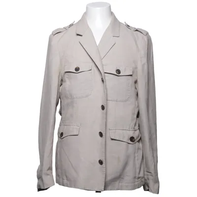 Safarijacke (Beige) von Dan John Baumwolle, Leinen, Polyester
