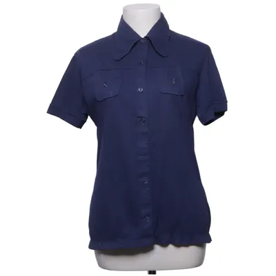 Korte mouwen shirt (Blauw) van Creation Katoen, Polyester