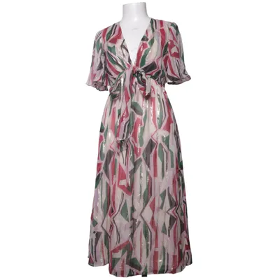 Maxi dress (Pink, Green, Multicolored) from Ba&sh Metallic fiber, Silk, Viscose
