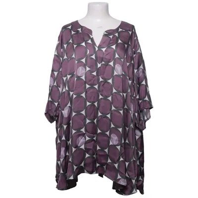 Blouse (Purple, Black, White) from Selection by Ulla Popken Viscose