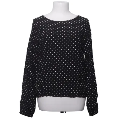 Bluse (Sort, Hvid) fra Odeon Viscose