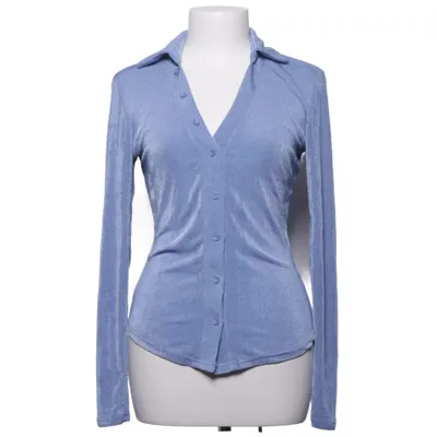 Blouse (Blue) from Sollinarry Elastane, Polyester