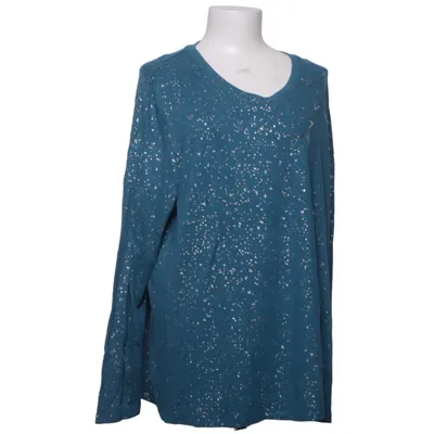 Strickpullover (Blau, Weiß) von Ulla Popken Viskose