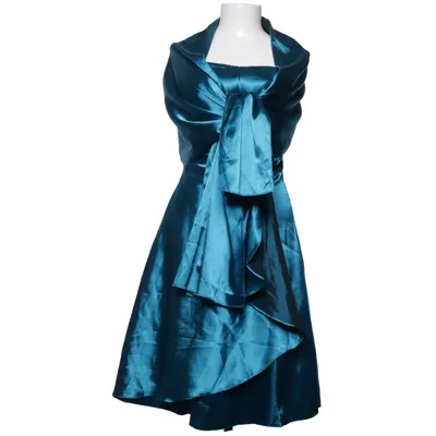 Aftenkjole (Blå) fra Flowerby Charm's Bomuld, Polyester