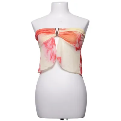 Tube top (Yellow, Red, Pink) from Missy Empire Elastane, Polyester