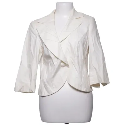 Blazer (White) from Roma Cotton, Linen, Polyester