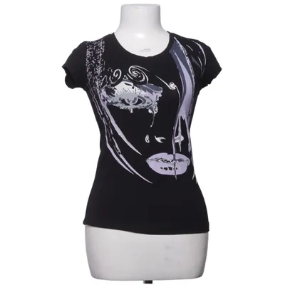 T-shirt (Zwart, Lila) van Extreme