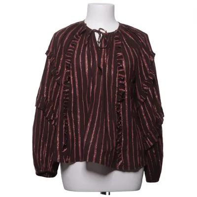 Bluse (Brun, Pink, Guld) fra Ulla Johnson Bomuld