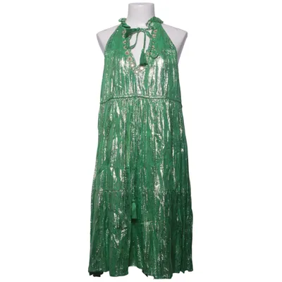 Maxi dress (Green, Gold) from Gold & Silver Viscose