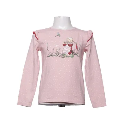 Lange mouwen shirt (Roze, Wit) van Emil i Lönneberga Katoen, Elastaan