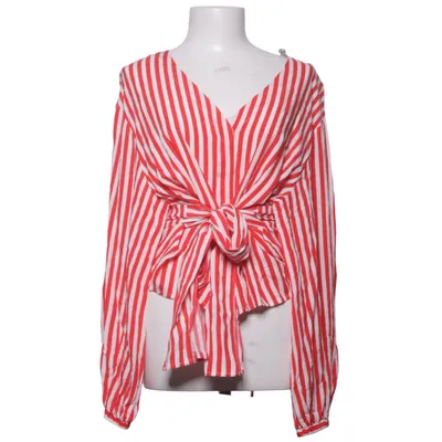 Wrap blouse (Red, White) from MbyM Viscose