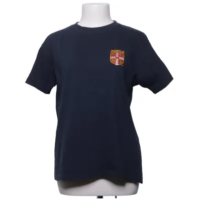 T-shirt (Blauw) van University of Cambridge Katoen