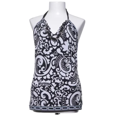 Halternecktopp (Svart, Vit, Flerfärgad) från White House Black Market Elastan, Polyester