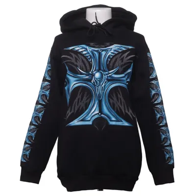 Capuchon sweater (Zwart, Meerkleurig) van Akama T-shirt Katoen