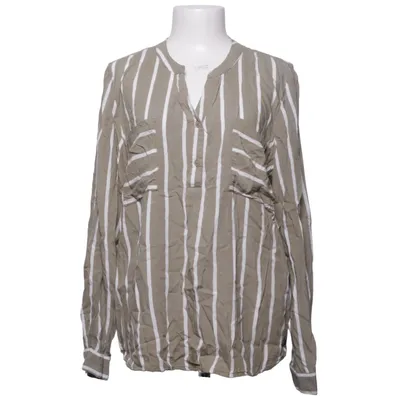 Bluse (Grøn, Hvid) fra Kaffe Viscose