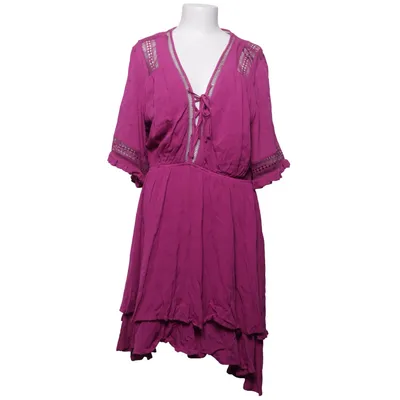 Dress (Purple) from City Chic Cotton, Polyester, Viscose
