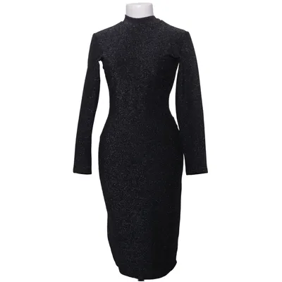 Cocktailjurk (Zwart) van Studio F Elastaan, Metallvezel, Polyester, Viscose