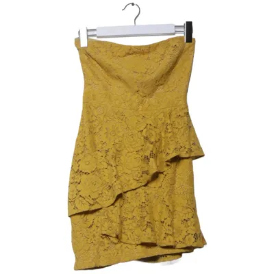 Cocktailjurk (Geel) van Misspap Katoen, Polyamide, Polyester
