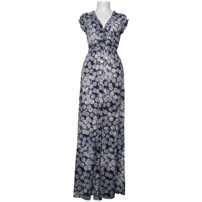 Maxi jurk (Blauw, Wit, Meerkleurig) van Stella Morgan Elastaan, Polyester