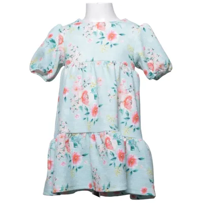 Klänning (Blå, Flerfärgad) från Next Elastan, Polyester