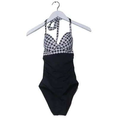Maillot de bain une pièce (Noir, Blanc) de Cupshe Élasthane, Polyamide