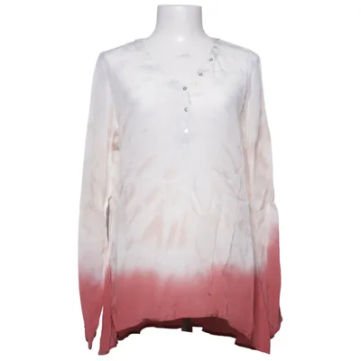 Blouse (Blanc, Rose) de Fira Viscose