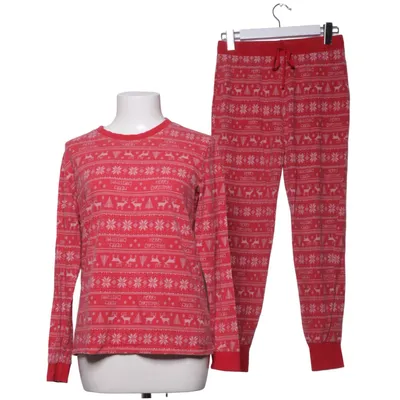 Pajamas (Red, White) from VRS Woman Cotton, Elastane