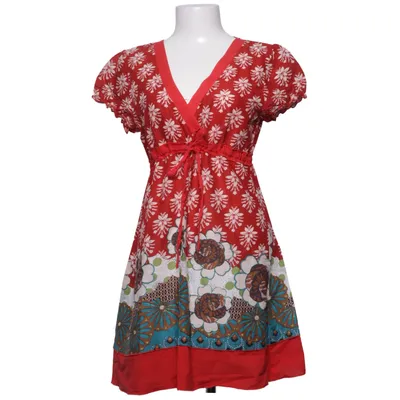 Kleid (Rot, Mehrfarbig) von New York Laundry Baumwolle