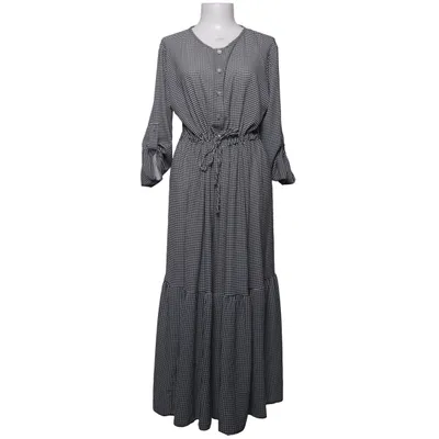 Dress (Black, White) from Lacony Polyester