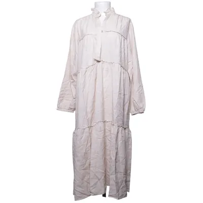 Maxikjole (Beige, Hvid) fra Leevje Tencel