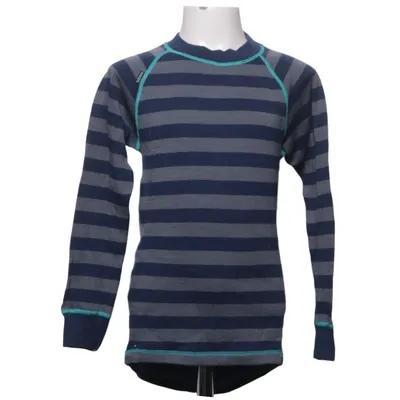 Base layer shirt (Blue, Gray) from Ullmax Merino wool, Polyamide, Polyester