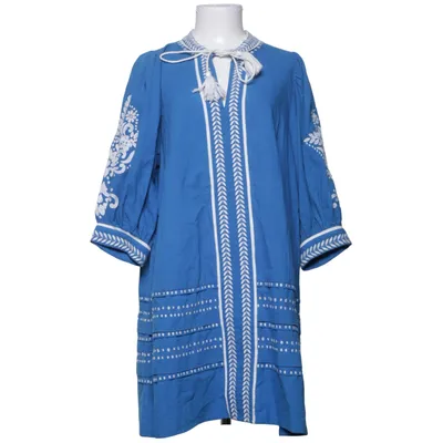 Kjole (Blå, Hvid) fra Indiska