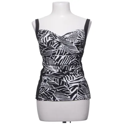T-shirt de natation (Noir, Blanc) de Damella Élasthane, Polyamide