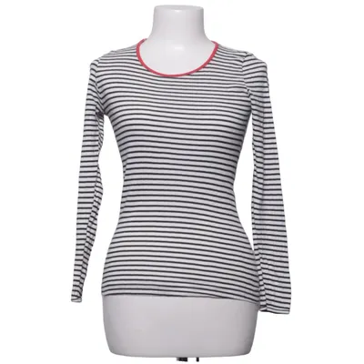 Langærmet t-shirt (Hvid, Sort) fra Nørgaard Paa Strøget