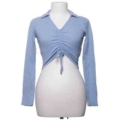 Crop top (Blauw) van Kiabi Katoen, Elastaan