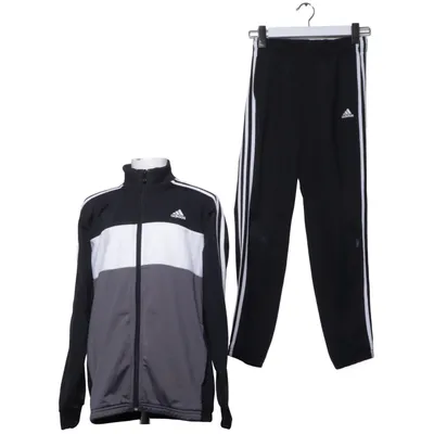 Trainingsset (Zwart, Wit, Grijs) van Adidas Gerecycled polyester