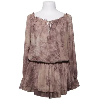 Kjole (Brun, Beige) fra Bershka Polyester, Elastan