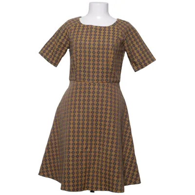 Jurk (Geel, Grijs) van Fever London Katoen, Elastaan, Polyamide, Polyester