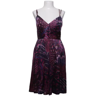 Jurk (Zwart, Lila, Roze) van Warehouse Zijde