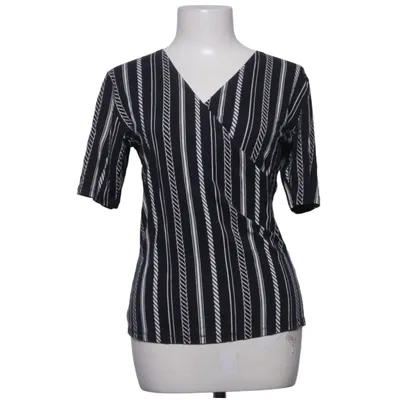 Blouse portefeuille (Noir, Blanc) de Honey Bee Blue Élasthane, Viscose