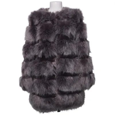 Winterjas (Grijs) van Vera & Lucy Acryl, Polyester