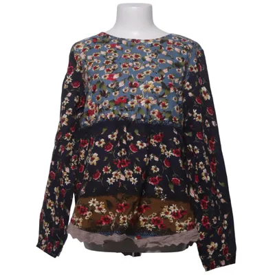 Blouse (Blue, Multicolored) from Zanzea Collection Cotton