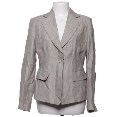 Blazer (Grijs) van Ril's Katoen, Linnen, Viscose