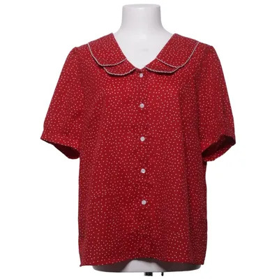 Blouse (Rouge, Blanc) de Allegra K